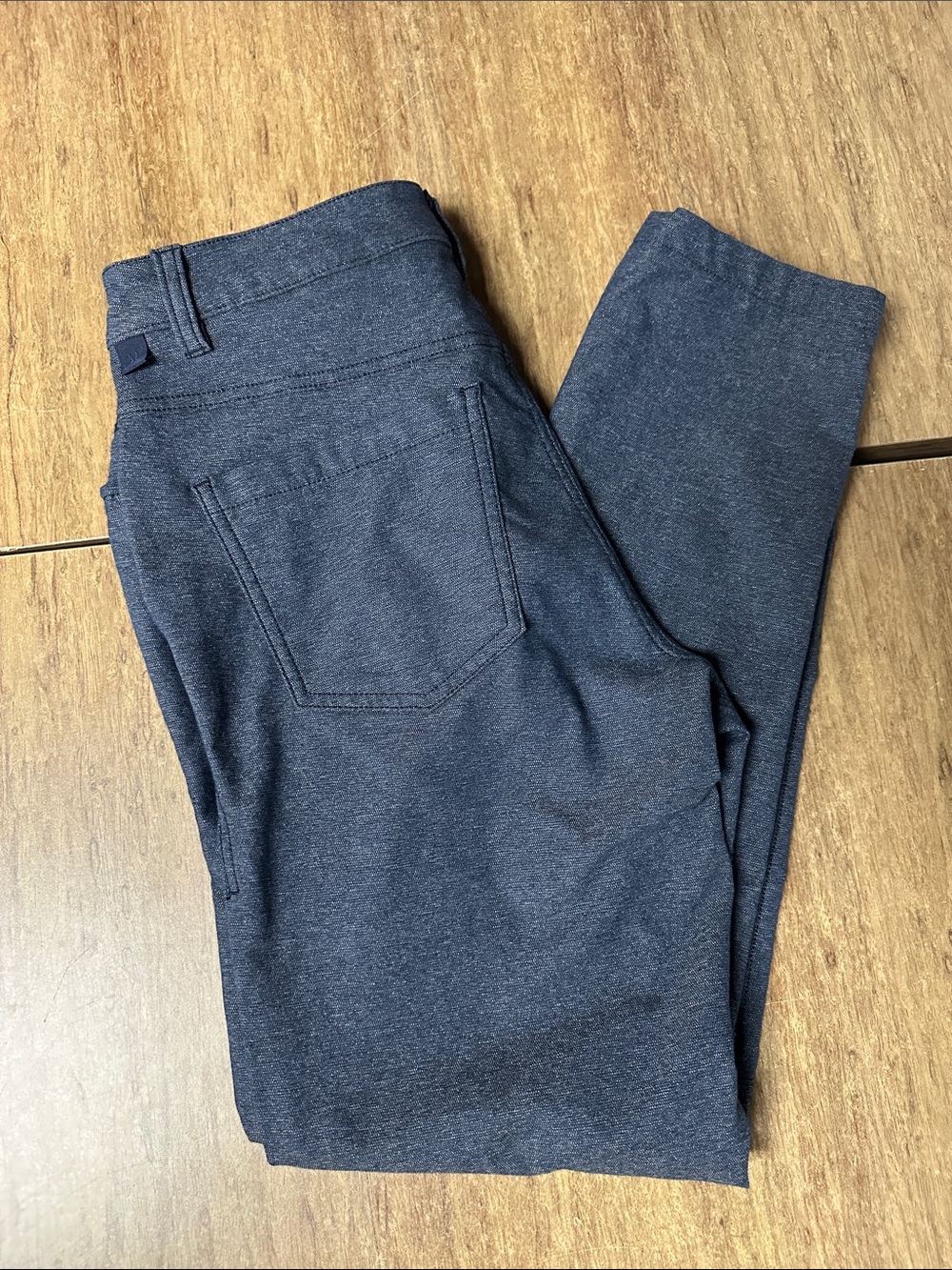 Lululemon great shape abc pant classic stretchy Heather blue mens straight pants